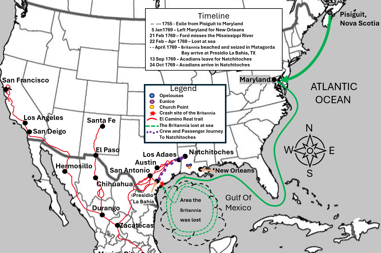 Migration of Jean Blaise LeJeune and his family